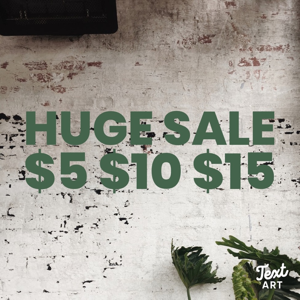Huge sale adding items daily
